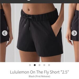 Lululemon “On the Fly” 2.5 inch shorts (1st edition)